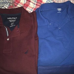 2 polo shirts